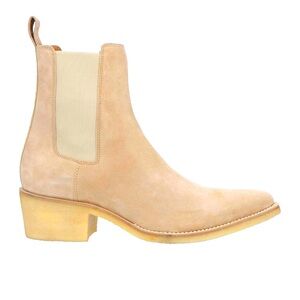 Amiri Crepe Chelsea Boots in Sand